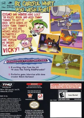 Fairly OddParents, The - Breakin' da Rules box cover back